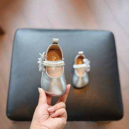 New All-match Bow Princess Square Mouth Pumps Non-slip