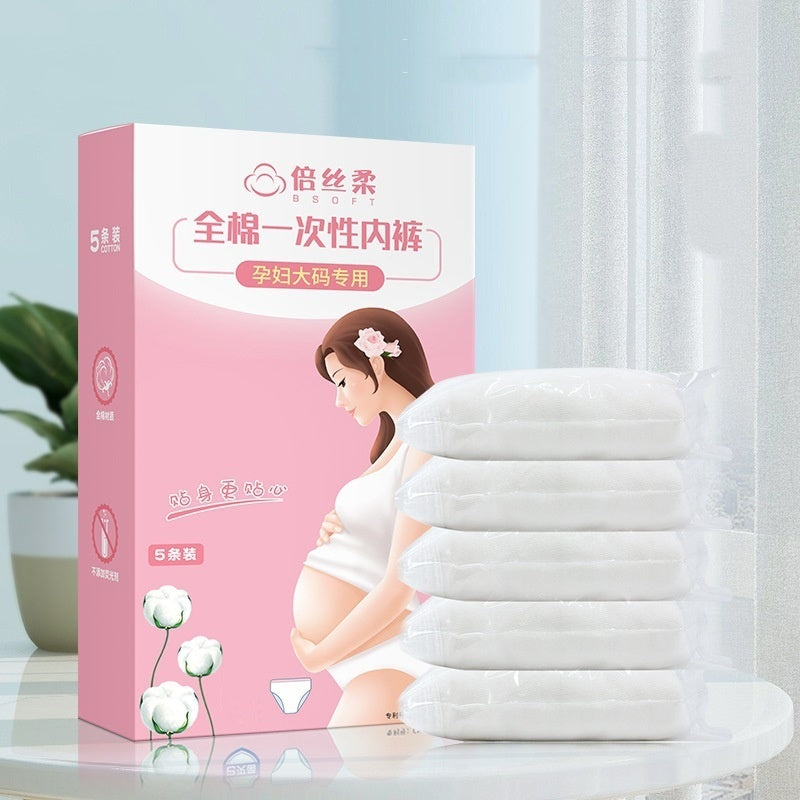 Disposable Underwear Maternity Plus Size Pure Cotton