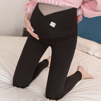 Maternity leggings low waist spring and autumn