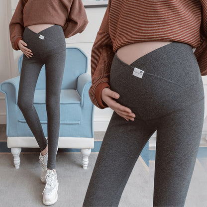 Maternity leggings low waist spring and autumn