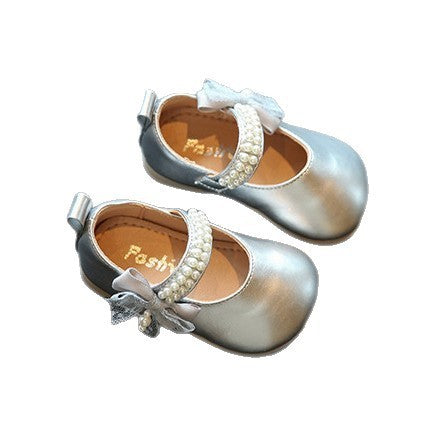 New All-match Bow Princess Square Mouth Pumps Non-slip