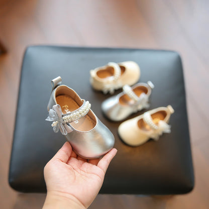 New All-match Bow Princess Square Mouth Pumps Non-slip